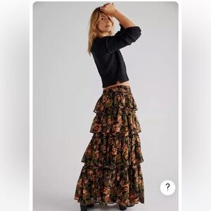 Free People Sawyer Maxi Skirt size XS
